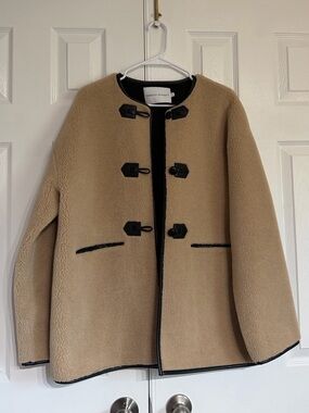 Rebecca Minkoff Faux Shearling Toggle Jacket